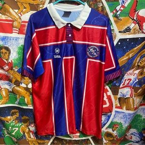 Vintage 90's Xara Warrington Soccer Club Jersey